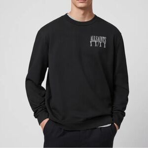 ALLSAINTS XX/XX embroidered men cotton sweatshirt size large